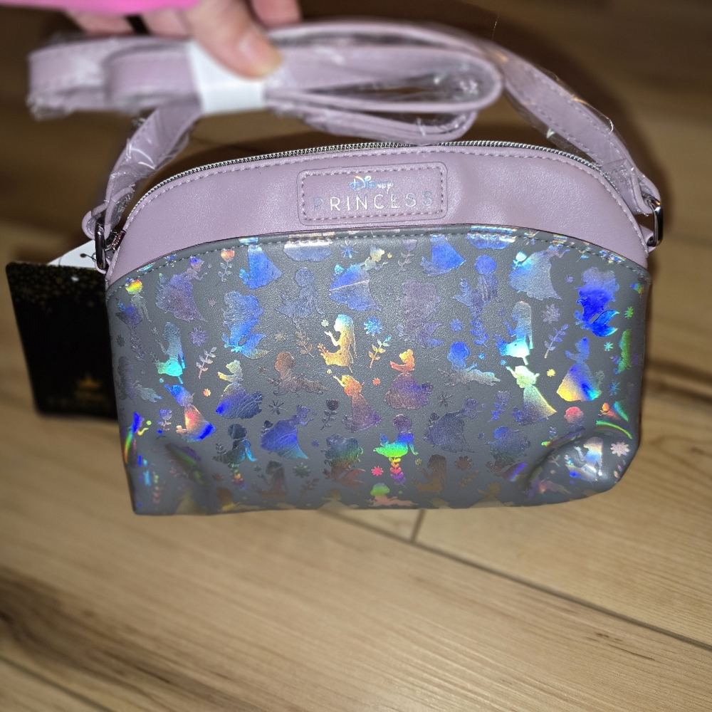 Disney Princess Iridescent Holographic Crossover Body Bag